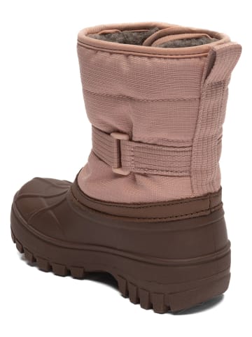 bisgaard Winterboots "Embla" in Braun/ Rosa