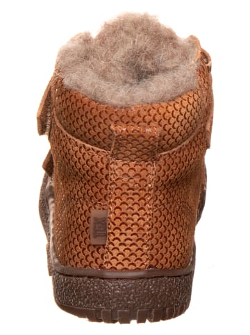 bisgaard Leder-Boots "Gorm" in Hellbraun