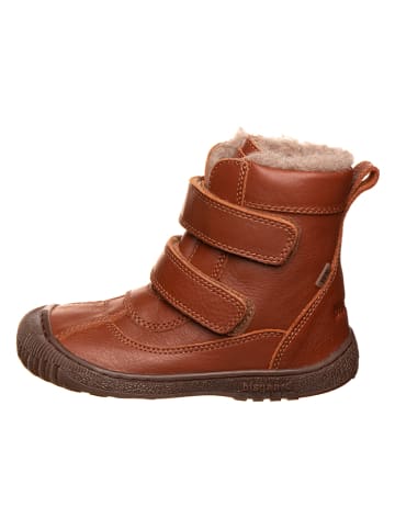 bisgaard Leder-Boots "Magnus" in Hellbraun