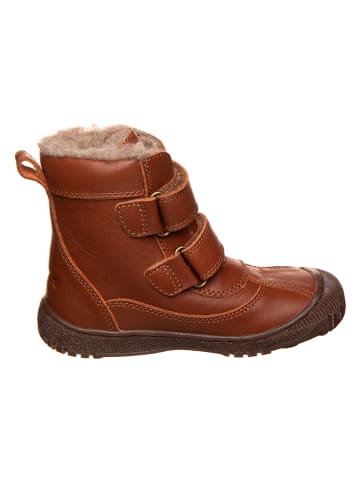 bisgaard Leder-Boots "Magnus" in Hellbraun
