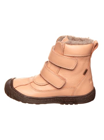 bisgaard Leder-Boots "Magnus" in Rosa