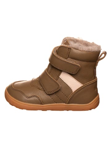 bisgaard Leder-Barfußschuhe  in Hellbraun