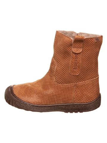 bisgaard Leder-Boots  in Hellbraun