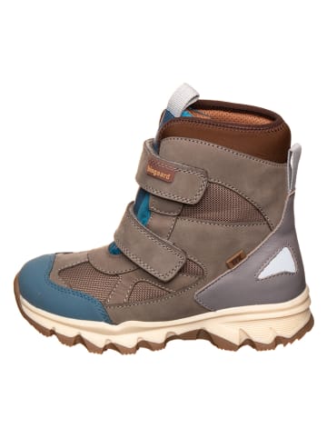 bisgaard Boots in Hellbraun/ Grau/ Blau