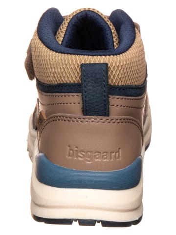 bisgaard Wanderschuhe  in Hellbraun/ Blau