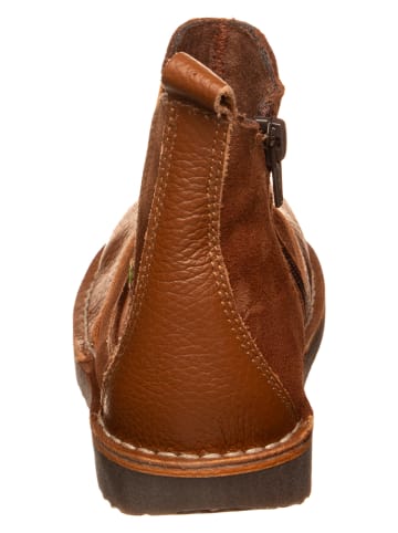El Naturalista Leder-Winterboots in Hellbraun
