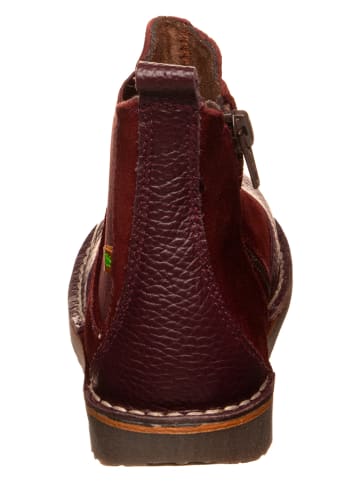 El Naturalista Leren winterboots rood