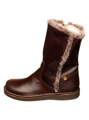 El Naturalista Leder-Winterstiefel in Braun