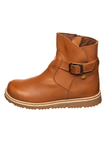 El Naturalista Leren winterboots lichtbruin