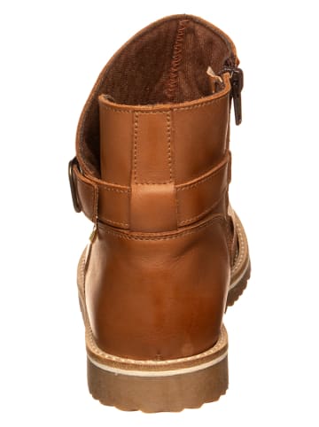El Naturalista Leder-Winterboots in Hellbraun