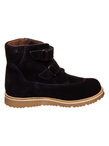 El Naturalista Leder-Winterboots in Dunkelblau