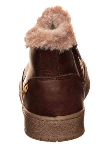 El Naturalista Leder-Winterboots in Braun