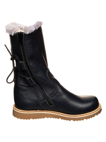 El Naturalista Leder-Winterstiefel in Dunkelblau