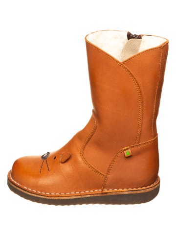 El Naturalista Leder-Winterstiefel in Hellbraun