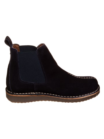 El Naturalista Leren chelseaboots donkerblauw