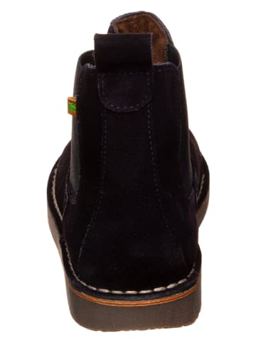 El Naturalista Leren chelseaboots donkerblauw