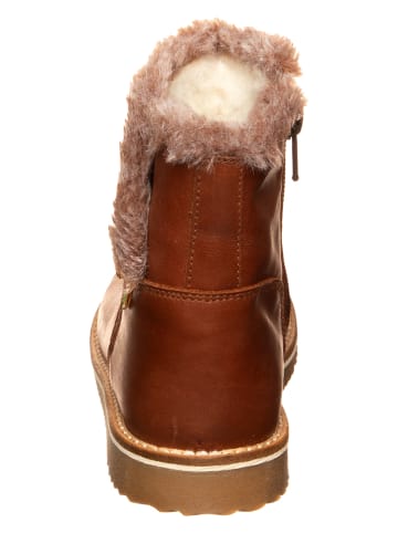 El Naturalista Leren winterboots bruin