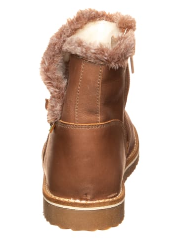 El Naturalista Leren winterboots lichtbruin