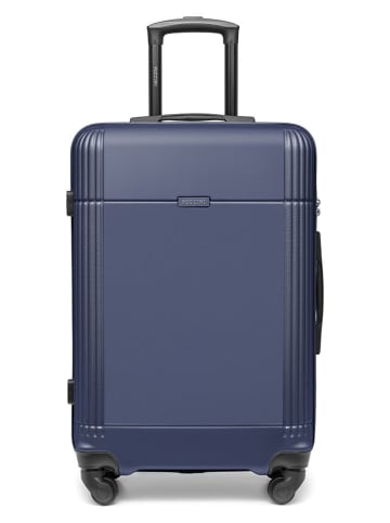 Puccini Hardcase-Trolley "Dublin" in Dunkelblau - (B)42 x (H)65 x (T)25 cm