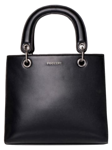 Puccini Henkeltasche in Schwarz - (B)24 x (H)22 x (T)7 cm