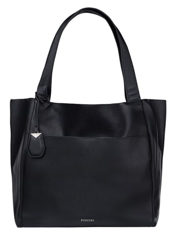 Puccini Shopper in Schwarz - (B)36 x (H)35 x (T)14 cm