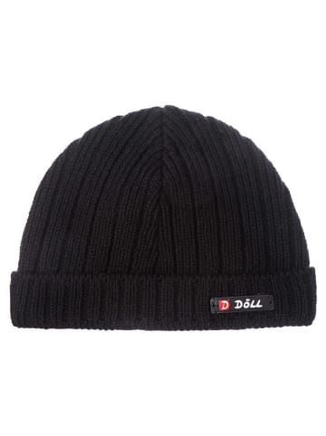 Döll Gebreide muts zwart