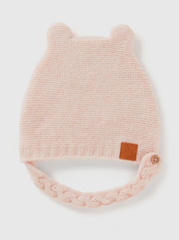 Benetton Czapka w kolorze jasnoróżowym