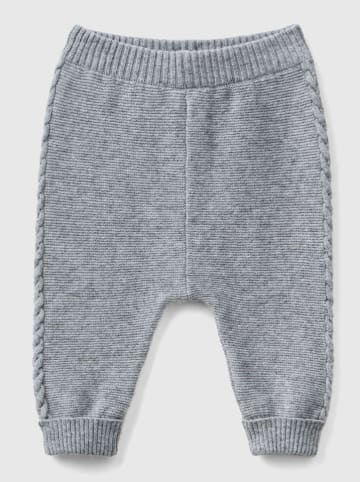 Benetton Spodnie w kolorze szarym