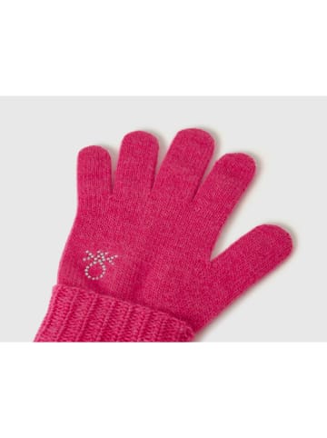 Benetton Fingerhandschuhe in Pink