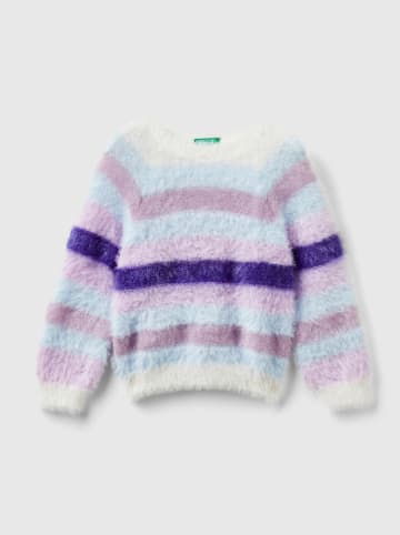 Benetton Sweter ze wzorem