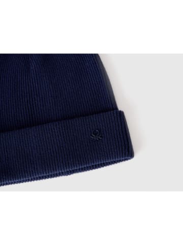 Benetton Mütze in Dunkelblau