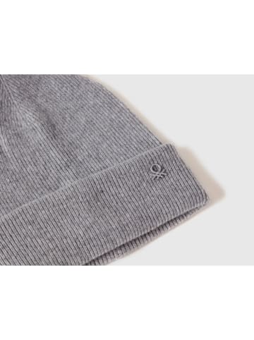 Benetton Mütze in Grau
