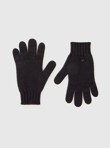 Benetton Fingerhandschuhe in Schwarz