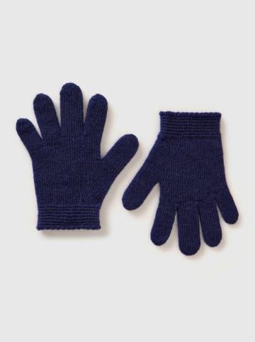 Benetton Fingerhandschuhe in Dunkelblau