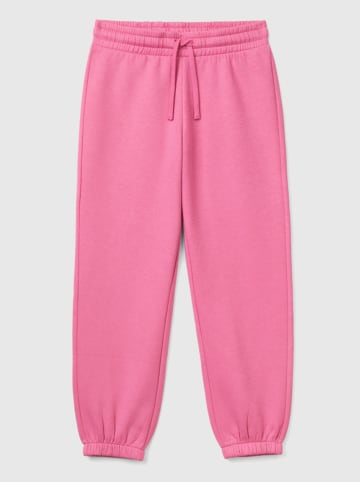 Benetton Spodnie dresowe w kolorze różowym