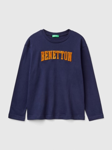 Benetton Longsleeve donkerblauw
