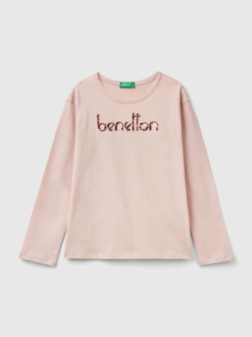 Benetton Koszulka w kolorze jasnoróżowym