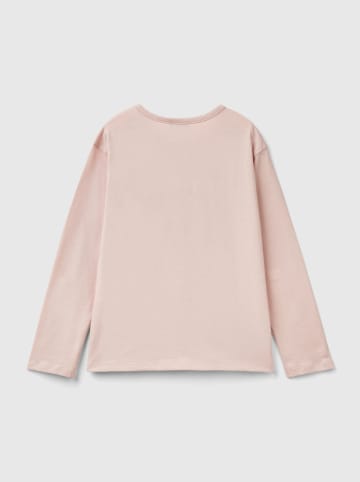 Benetton Longsleeve lichtroze