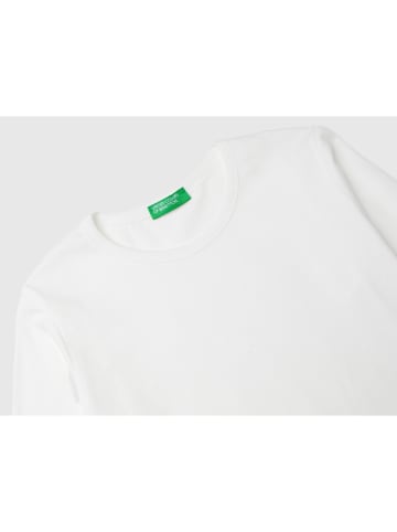 Benetton Longsleeve in Weiß