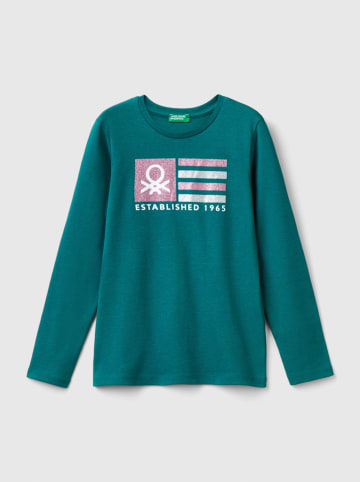 Benetton Koszulka w kolorze niebieskim