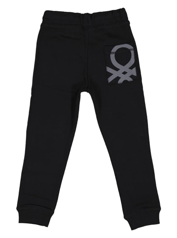 Benetton Sweathose in Schwarz