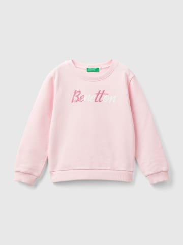 Benetton Bluza w kolorze jasnoróżowym