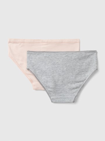 Benetton 2-delige set: slips lichtroze/grijs