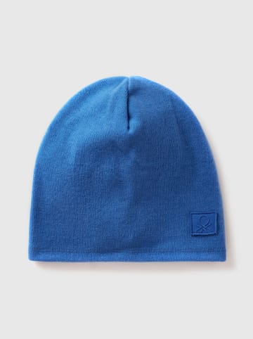 Benetton Czapka w kolorze niebieskim