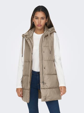 ONLY Weste in Taupe