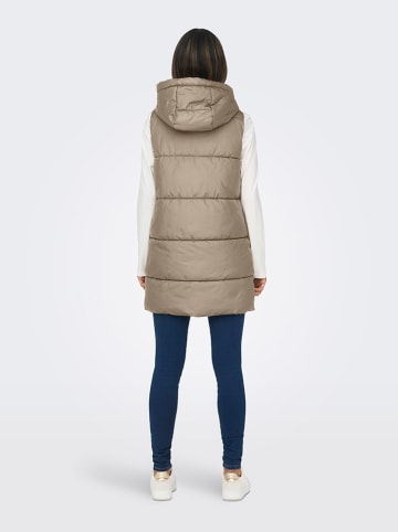 ONLY Weste in Taupe
