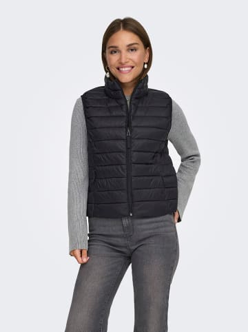 ONLY Doorgestikte bodywarmer zwart