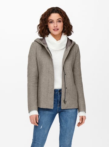 ONLY Übergangsjacke in Taupe