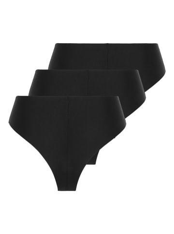 ONLY 3er-Set: Slips in Schwarz