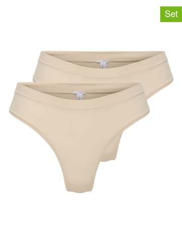 ONLY 2-delige set: strings beige